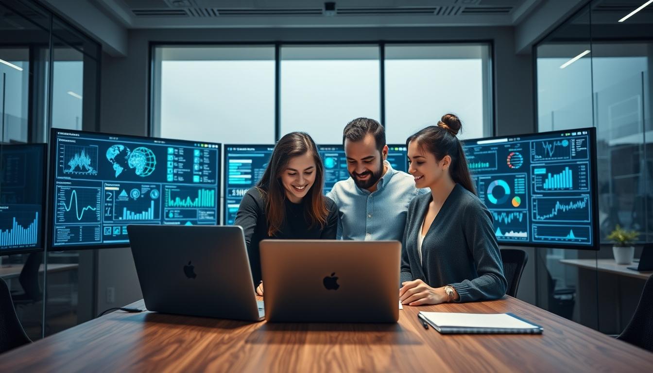 Business data analysis and visualization systems